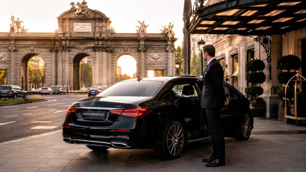 alquiler de coches con conductor en madrid chofer