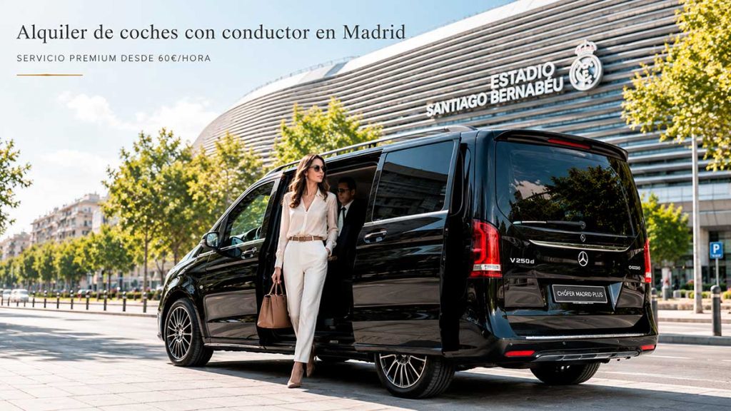 alquiler de coches con conductor en madrid cliente