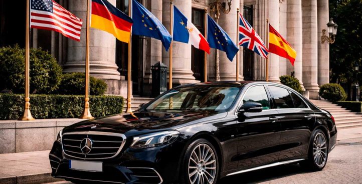 COCHE CON CHÓFER PARA EMBAJADAS