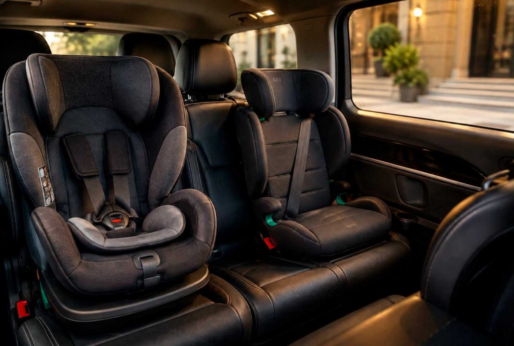 chofer para familias sillita bebe