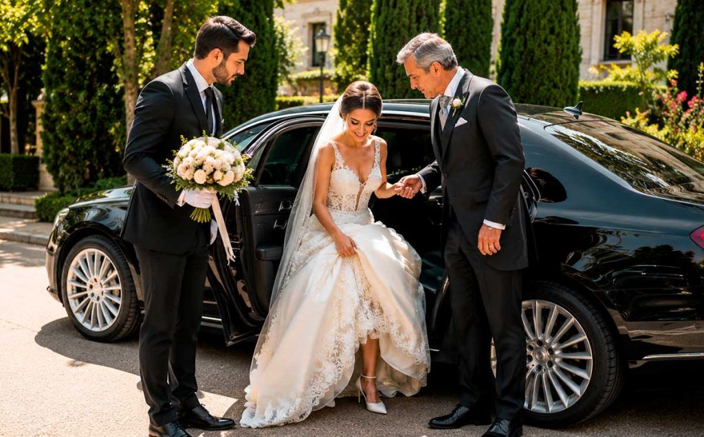 Coches con chofer para bodas