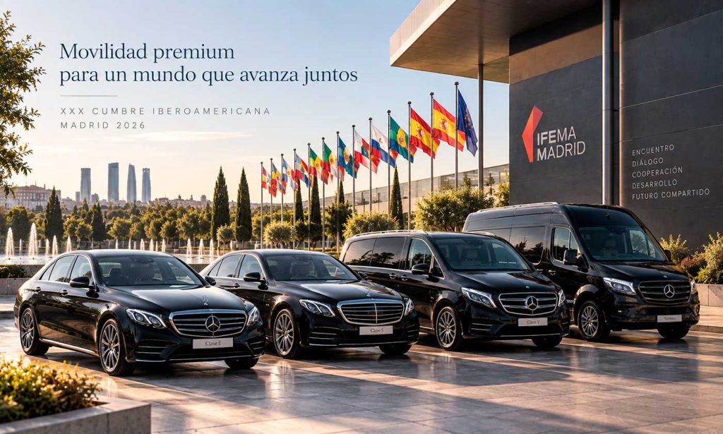 cumbre iberoamericana madrid flota coches